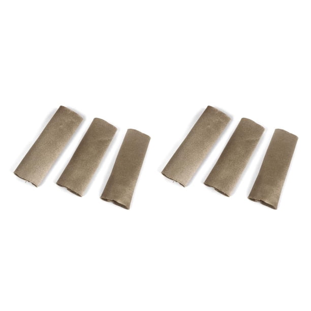 Eigraketly Paquete de 3 protectores para pesca con mosca, guantes para punta de dedo, agua dulce, agua salada, lago, río, fundas de protección, accesorios Marrón claro 2piezas Eigraketly CBP434607