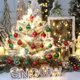 thumbnail image 4 of La caja de regalo que contiene 64 piezas de bolas y adornos navideños mixtos inastillables y a prueba de golpes de 3 cm, adornos festivos, reutilizables, portátiles, perfectos para la decoración del árbol de Navidad, oro rojo oso de fresa Electrónica, 4 of 5