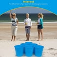 Win SPORTS Bucket Pong Game,Giant Yard PongBeer Pong Set for Beach