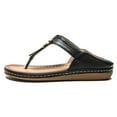 thumbnail image 4 of Zapatos de mujer, zapatillas de tacón bajo, sandalias informales cómodas resistentes al desgaste, chanclas de playa de verano Wmkox8yii  ytu3090, 4 of 6