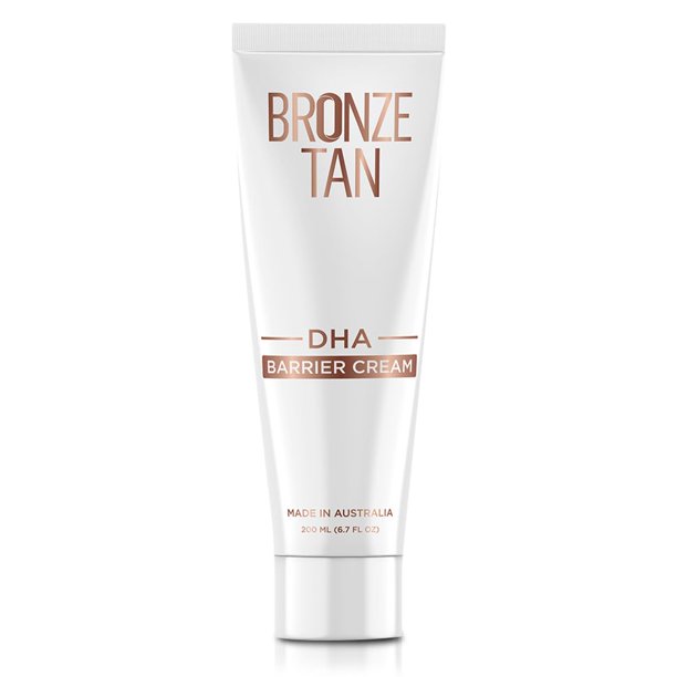 Bronze Tan DHA Spray Tan Barrier Cream - Crema de barrera para bronceado en spray - Esencial para salones de bronceado en spray - Crema de barrera para bronceado en spray hidrata y protege la piel - P