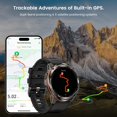 thumbnail image 3 of KOSPET Smartwatch GPS Tank T3 Ultra, Pantalla AMOLED de 1,43", Reloj Inteligente con Llamadas Bluetooth, Impermeable IP69K, 170+ Modos Deportivos,Batería de 40 Días (Negro), 3 of 5