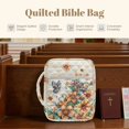 thumbnail image 6 of ZUXONGSY Mandala Butterfly Print Bible Cover for Women Quilted Bible Bag Lightweight Handbag with Pen Slots Scripture Bag for Daily Use, 6 of 7