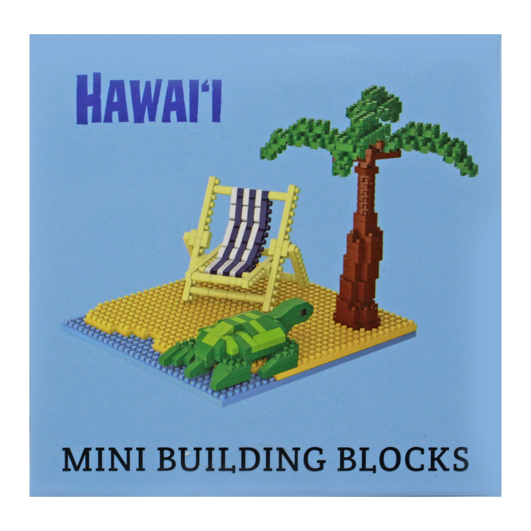 Hawaiian Collectible Hi Mini Building Blocks Beach Scene
