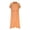Orange, variant on Womens 2026 Summer Casual Dresses Striped Shirt Dress with Pockets Button-Front Flowy Midi Sundress Stylish Outfit