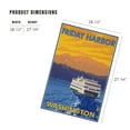 thumbnail image 2 of Lantern Press 1000 Piece Jigsaw Puzzle, Ferry and Mountains, Friday Harbor, Washington, 2 of 5