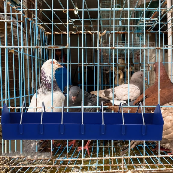 CRILSTYLEO Thickened Pigeon Feeder Plastic Multi Slot Bird Feeding Tray