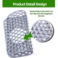 thumbnail image 2 of Protectores de fregadero para cocina, 2 unidades, alfombrillas de silicona para fregadero de cocina, rejilla protectora para parte inferior de granja, porcelana de acero inoxidable, 13,58 ''x 11,6'', 2 of 7