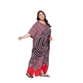 thumbnail image 4 of Oussum Women's Plus Size Kaftans Dresses Polyester Printed Long Caftan Maxi Online, 4 of 8