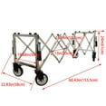 thumbnail image 2 of EQCOTWEA Church Truck Funeral Stretcher Truck Casket Stand Cart Mortuary Stainless Steel, 2 of 11