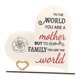 thumbnail image 3 of Letrero de madera para el Día de Madre, diseño de corazón, regalo rústico de hijo e hija, placa de madera con forma de corazón, decoración de mesa, 3 of 8