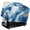 Blue Marble, variant on Xoenoiee Rose Music Note Print Toaster Cover 2 Slice Wide Slot Lightweight Toaster Dust Cover Fingerprint Protection Washable Kitchen Small Appliance Cover Drawstring Bread Maker Cover, S