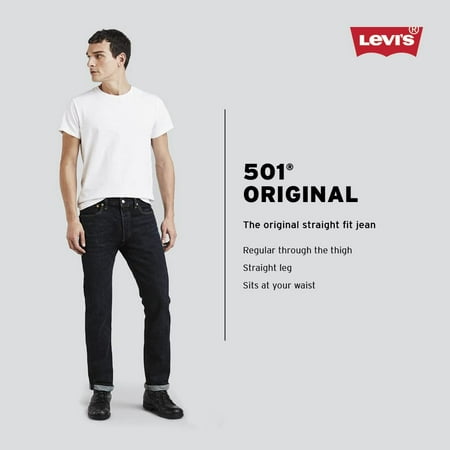 Levi's Men's 501 Original Fit Jeans, (New) Brooklyn Steel, 40W x 34L ...