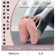 thumbnail image 3 of 6 Pack Pilates Socks with Grips for Women Yoga Socks ,Non Slip Socks,Moisture Wicking Athletic Ankle Socks, 3 of 6