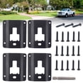 thumbnail image 1 of Gancho De Carga Cama Soporte De Amarre Panel De Refuerzo Kit De Placa De Interfaz De Cama Estándar Compatible Con Ford F150 Fl3Z-9928408-Ab Methold VI011480-00, 1 of 6