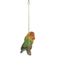 thumbnail image 5 of 6.5" Lovebird Parrots on a Branch Hanging Outdoor Garden Statue, 5 of 6