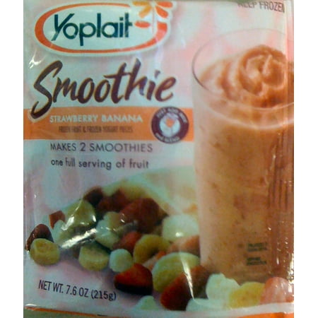 Yoplait Frozen Smoothie Strawberry Banan