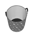 thumbnail image 3 of ZICANCN Cross Black Stripes Laundry Basket Organizer , Dirty Clothes Hamper for Bathroom Kids Girls Boys Laundry Hamper Medium, 3 of 8