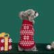 thumbnail image 2 of Dog Sweater - Warm Winter Clothes Puppy Soft Coat, Ugly Dog Sweater for Small Medium and Large Dogs, Pet Clothing Boy Girl, Red 2XL, 2 of 5