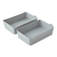 thumbnail image 2 of (8 pack) Mainstays Flexible Drawer Storage Organizers, Gray, 2 Pack, 2 of 12