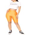 thumbnail image 3 of Ladies Womens Mens Cycling Shorts Dancing Neon Super Stretch Shiny High Waist, 3 of 3
