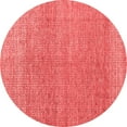 thumbnail image 1 of Ahgly Company Indoor Round Abstract Red Modern Area Rugs, 5' Round, 1 of 4