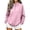 (New36)Pink, variant on ThriftyPlait Womens Quarter Zip Sweatshirt Casual Long Sleeve Pullover Loose Fit Coat with Kangaroo Pocket Fall Winter Daily Top