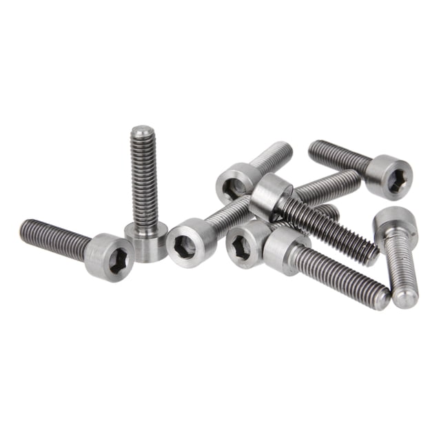 10x M6x25 Tornillos de Cabeza Allen Lve Perno Hexagonal Aleación de Macarena Tornillos de aleación de titanio