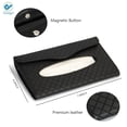 thumbnail image 3 of Deago Car Tissue Holder Sun Visor Tissue Holder Car Visor Napkin Holder PU Leather Backseat Tissue Case for Car/Truck (Black), 3 of 7
