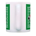 thumbnail image 4 of ThisWear Santa Christmas Presents Ugly Sweater Mug Set Santa Floss Cups 11 ounce 2 Pack Coffee Mugs Green, 4 of 4