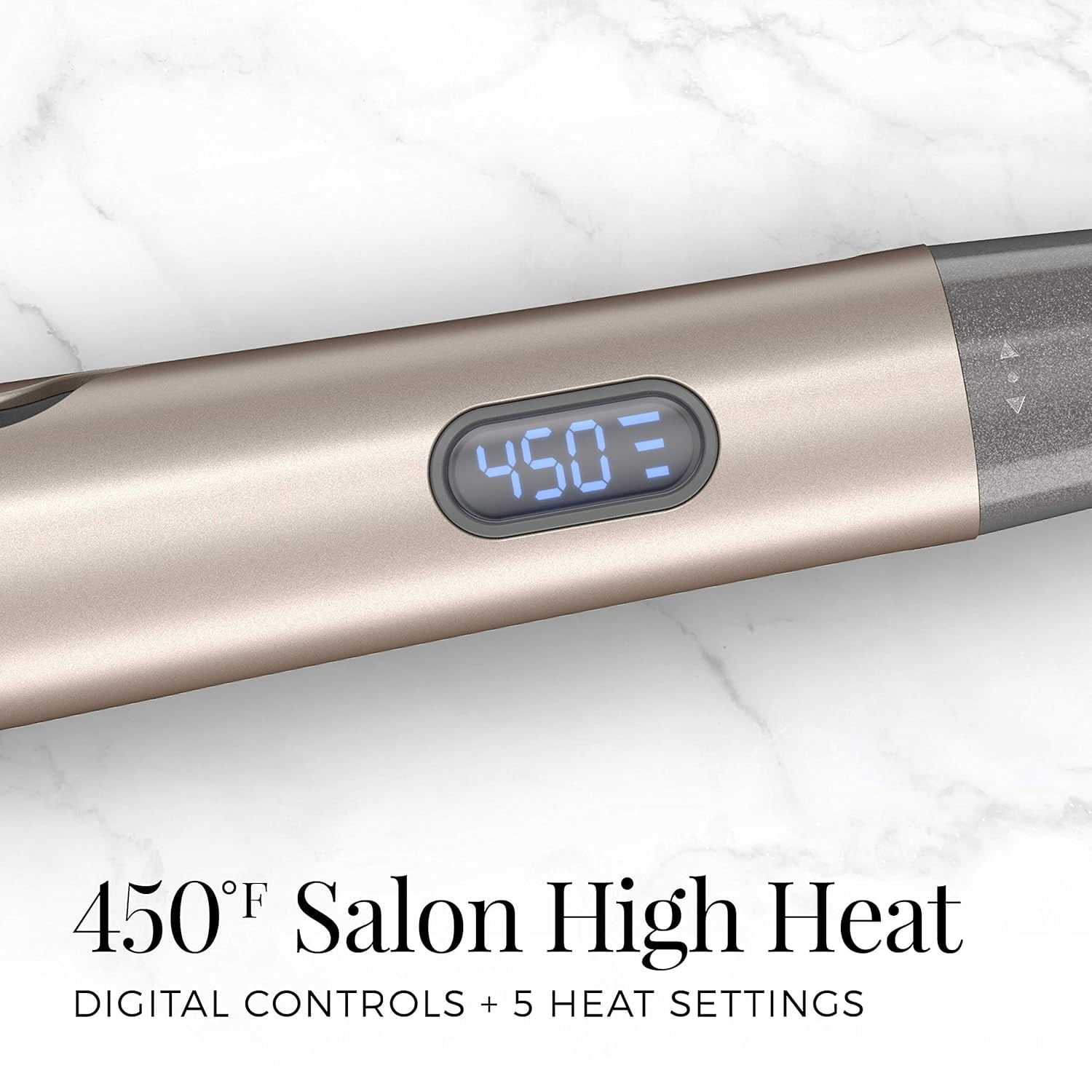 CNV Pro 1" Multi-Styler with Twist & Curl Technology, Straightener and Curling Iron in one tool, Color Care Protection, Champagne