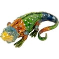 thumbnail image 1 of QIFU-Hand Painted Enameled Lizard Style Decorative Hinged Jewelry Trinket Box Unique Gift for Home Decor, 1 of 2