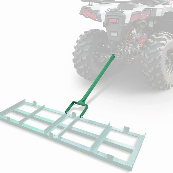 Kojem Tow Behind Drag Handle Attachment Green for Drag Harrow Lawn Rake Driveway Drag