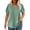 03_Lake Green, variant on Women Plus Size Tops Summer Petal Sleeve Shirts Casual Crew Neck Dressy Loose Fit Tunics Tees 2X Royal Blue
