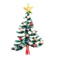 thumbnail image 3 of 15 Piezas Broches de Navidad para Elementos de Navidad Broches Árboles de Navidad Papá Noel Muñeco de nieve JAMW Sencillez, 3 of 5