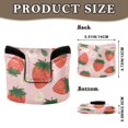 thumbnail image 2 of Haosy Strawberry Leaves Fower Golf Mallet Putter Cover Strong Magnetic Leather Golf Club Headcover Closure, 2 of 7