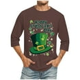 thumbnail image 2 of HaoXianJian Mens St Patricks Day Shirt formal hat Print Irish Shamrock Paddy's Day Clothes Top Gifts Plus Size 2X 3X 5X, 2 of 5