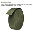 thumbnail image 4 of Flat Nylon Webbing Strap 2 Inch 20 Yards Olive for Backpack, Luggage-rack, 4 of 6
