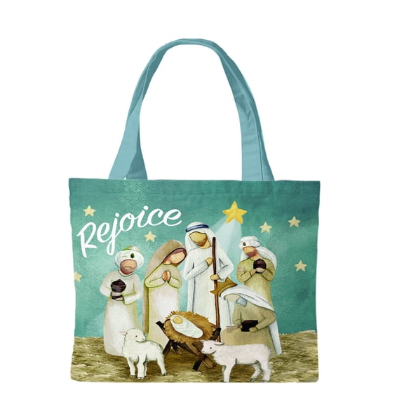 Briarwood Lane Rejoice Nativity Canvas Tote Bag