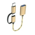 thumbnail image 2 of US Bto Micro Adapter,Gold USB 3.0 OTG USBC Adapter Cable US Bto Micro OTG Cable User-Friendly Design, 2 of 8
