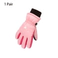 thumbnail image 2 of Qarigey 1 par de guantes de esquí para niños de tela de repuesto para mantener el calor a prueba de viento lindo patrón de animales guantes al aire guantes y mitones Rosado Qarigey AP014388-05, 2 of 6