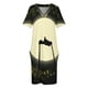 thumbnail image 3 of Vestido de verano con bolsillos sueltos y luna, ropa de verano para mujer, 3 of 6