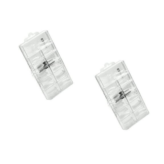 Raindrops 200 pcs Nail Art System Form UV Gel Acrylic Nail Tips (Transparent)