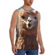 thumbnail image 2 of Balery Fluffy Alpaca Mountain Meadow Camisetas sin mangas para hombre, absorbe la humedad y protege contra el mal olor.-Large, 2 of 7