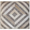 thumbnail image 4 of Nyla Pouf Upholstered in Beige Fabric, 4 of 4
