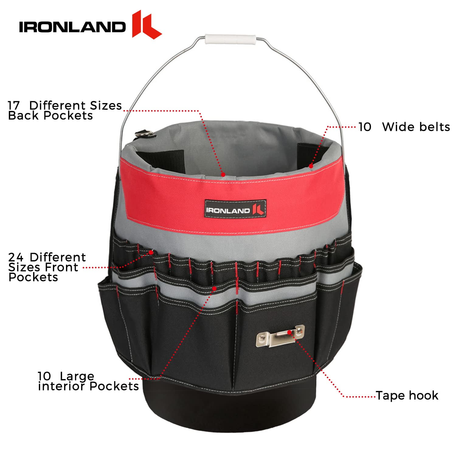 Ironland tool backpack sale