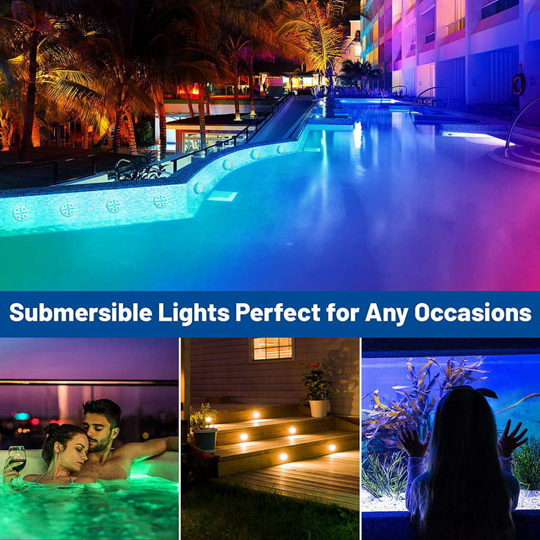 Newest Above Ground Pool Light Led Submersible, Upgraded IP68