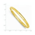 thumbnail image 3 of 14K Yellow Gold bracelet Bangle 8.5 in 5 mm 3 16 Oversize High Polished Hinged, 3 of 3