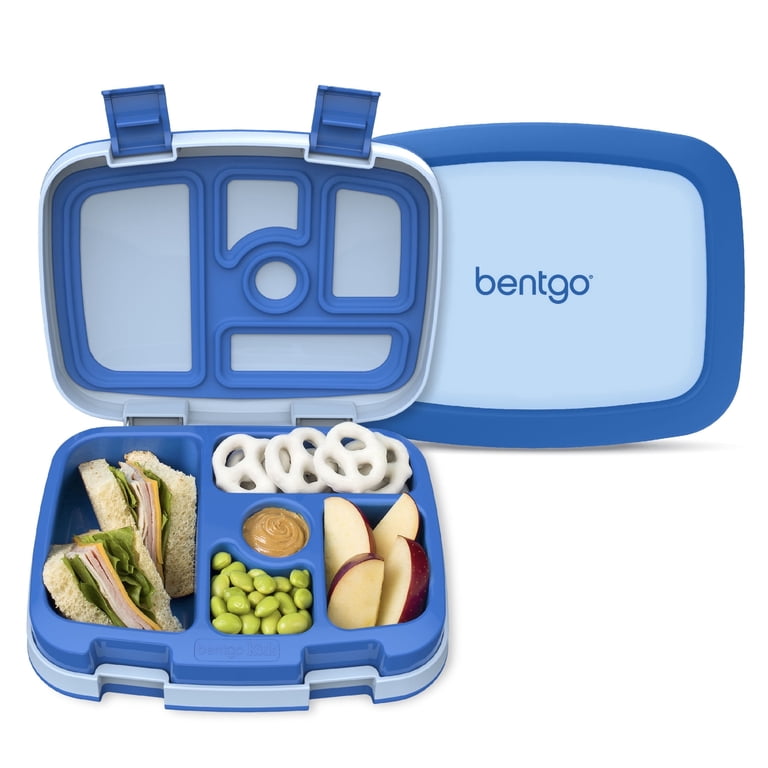Bentgo Kids Bento Lunch Box, 5-Compartment Blue photo 1
