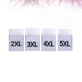 thumbnail image 4 of 400PCS Clothes Size Labels Folded Cloth Labels General Woven Size Mark Practical Clothing Size Labels for Store Home Use White, 4 of 8